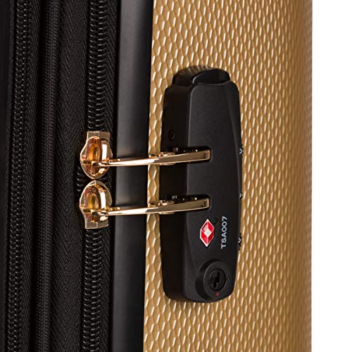 Expandable Hardside Luggage with Spinner Wheels and TSA Lock, Carry-On 19-Inch X51908