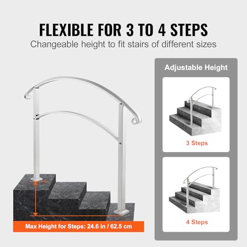 Adjustable Metal Handrail for Outdoor Steps O796