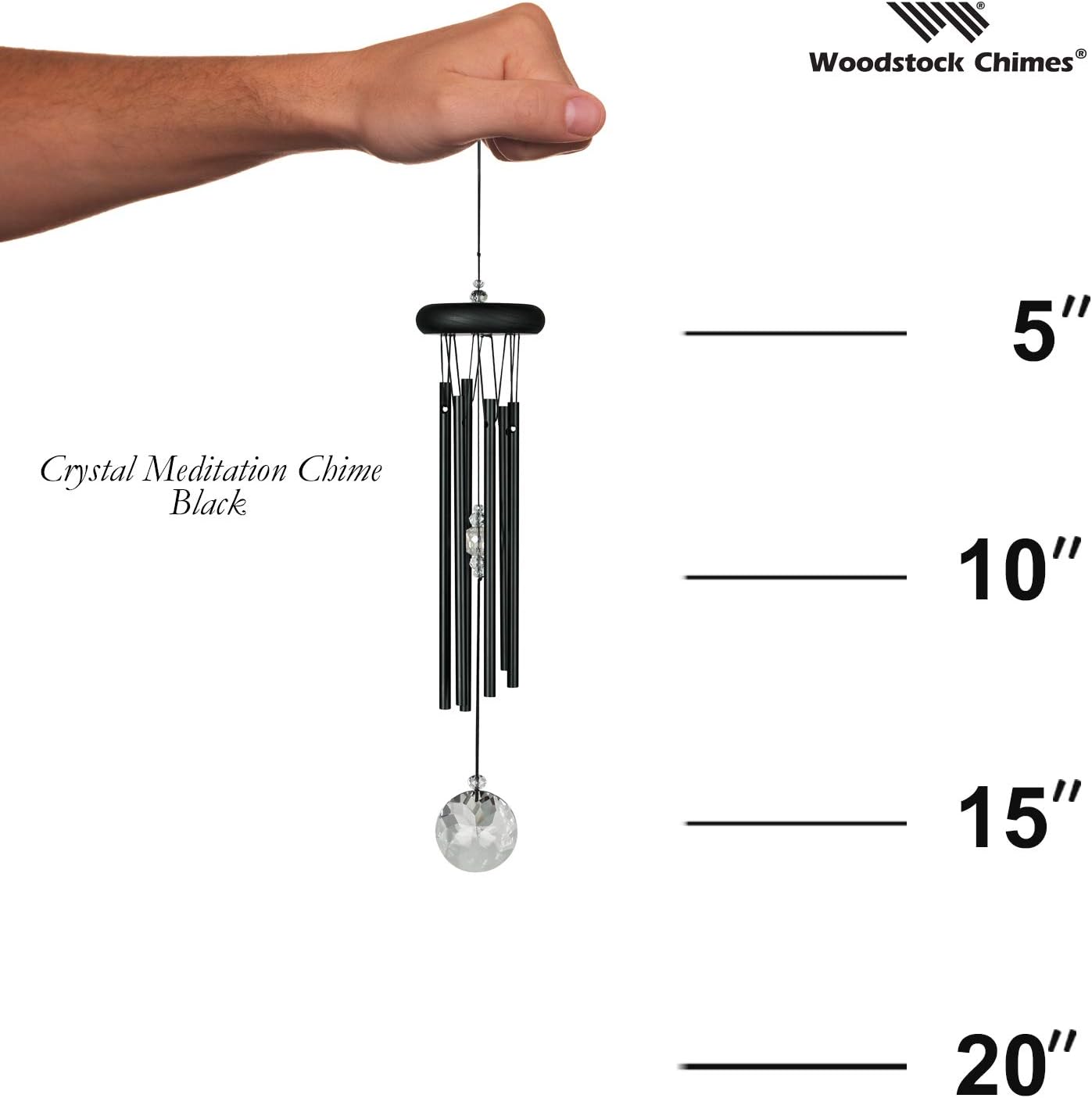 Crystal Wind Chimes for Outdoor Garden Patio Decor E12616