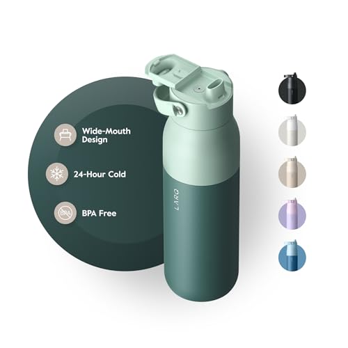 Insulated Stainless Steel Water Bottle with Silicone Handle, 34oz Z278258