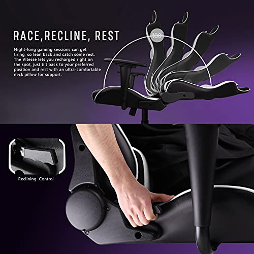 Gaming Chair High Back Ergonomic Racing Desk with Lumbar Support and Headrest C983