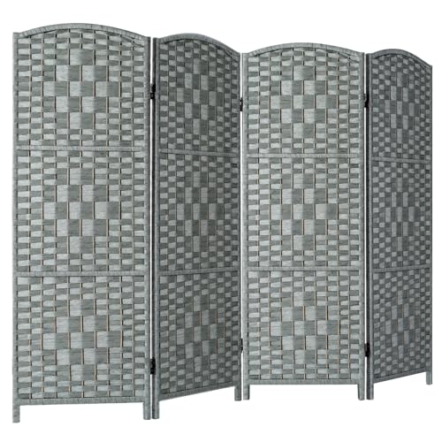 3 Panel Folding Room Divider, Dark Mocha Privacy Screen K453