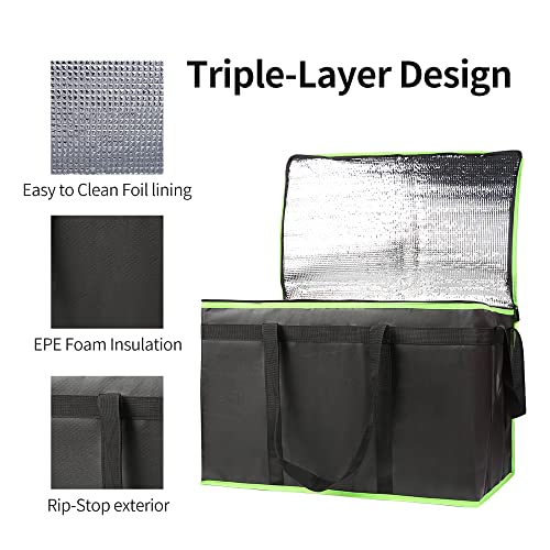 Insulated Food Delivery Bag Hot Cold Meal Carrier F1699