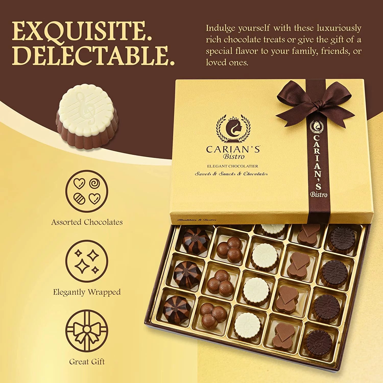 Gourmet Chocolate Gift Box, Assorted Treats O42677