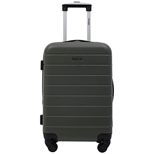 Smart Luggage Set with Cup Holder and USB Port, 20-Inch Carry-On D90568