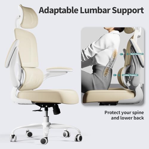 Ergonomic Mesh Office Chair with Wheels, High Back, 330 LBS Capacity A84765
