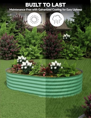 Galvanized Raised Garden Bed for Vegetables, Fruits and Flowers V33720