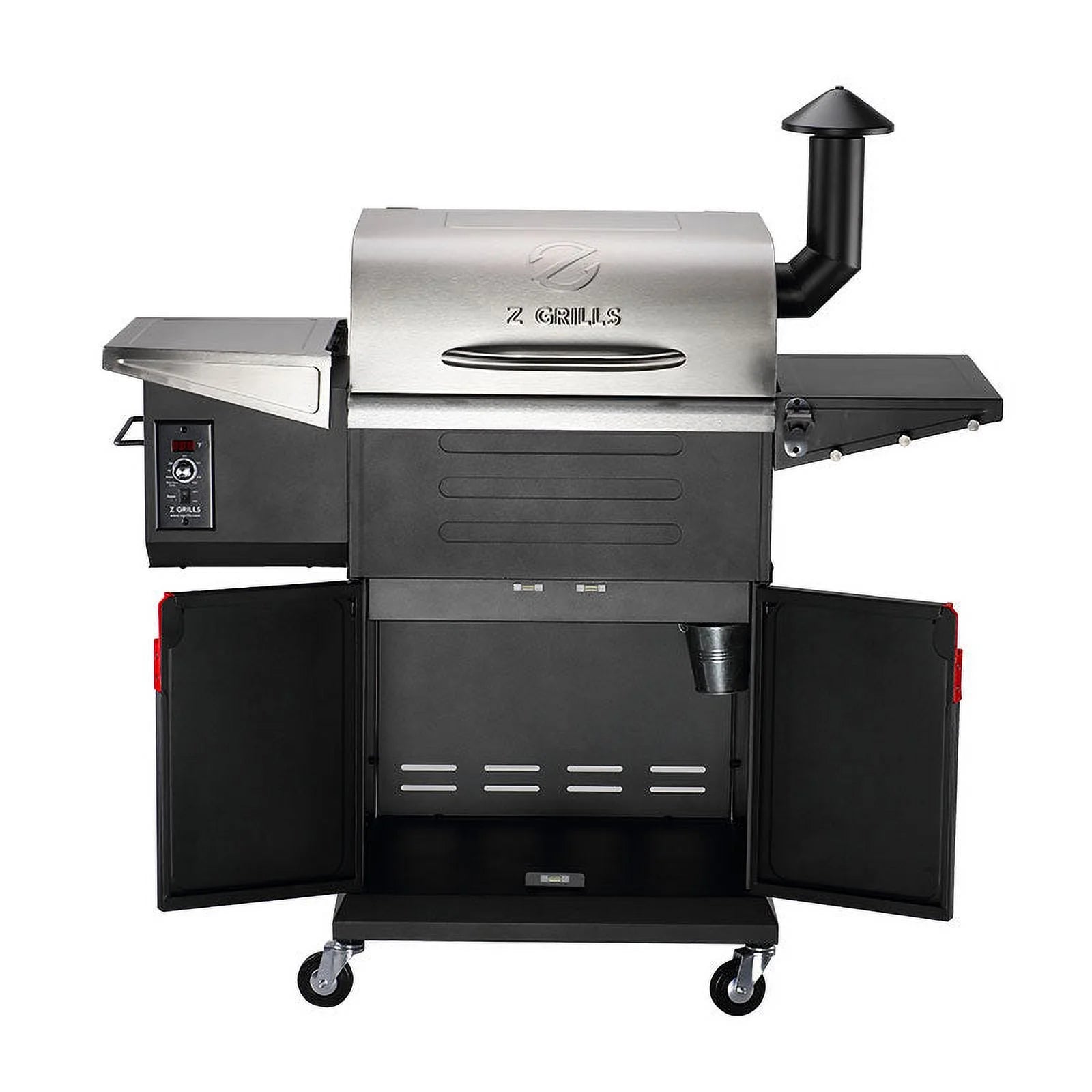 Wood Pellet Grill Smoker with PID Technology, 572 sq in Cooking Area for Outdoor BBQ Q7178