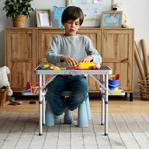 Folding Camping Table Small 2ft, Portable with Extra Space, Aluminum V581