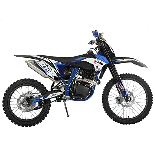 250cc Dirt Bike, 5-Speed Manual, Electric/Kick Start, 21"/18" Wheels N36768