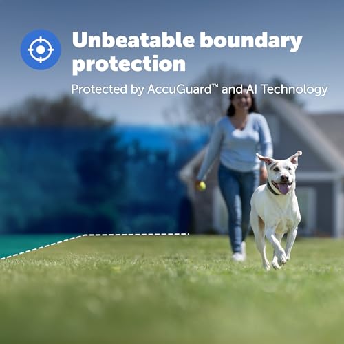 GPS Dog Fence for Yards 3/4 Acres or Larger with Wireless Collar P3787