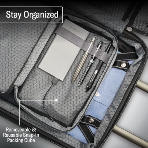 Carry-On Hardside Expandable 21-Inch Luggage with Spinner Wheels and TSA Lock C3671