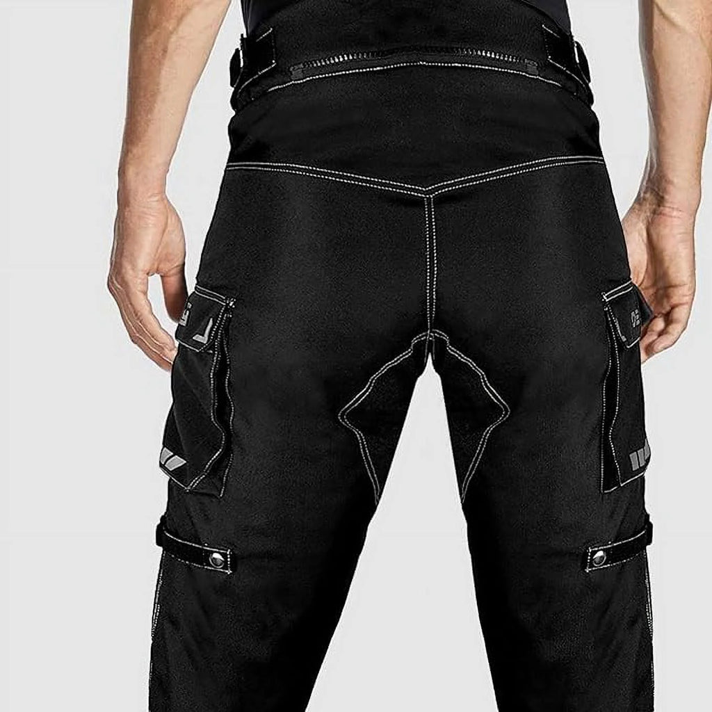 Motorcycle Riding Pants for Men, All-Weather, Removable CE Armored Q7043
