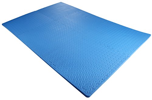Puzzle Exercise Mat with EVA Foam Interlocking Tiles for MMA, Gymnastics and Home Gym H787