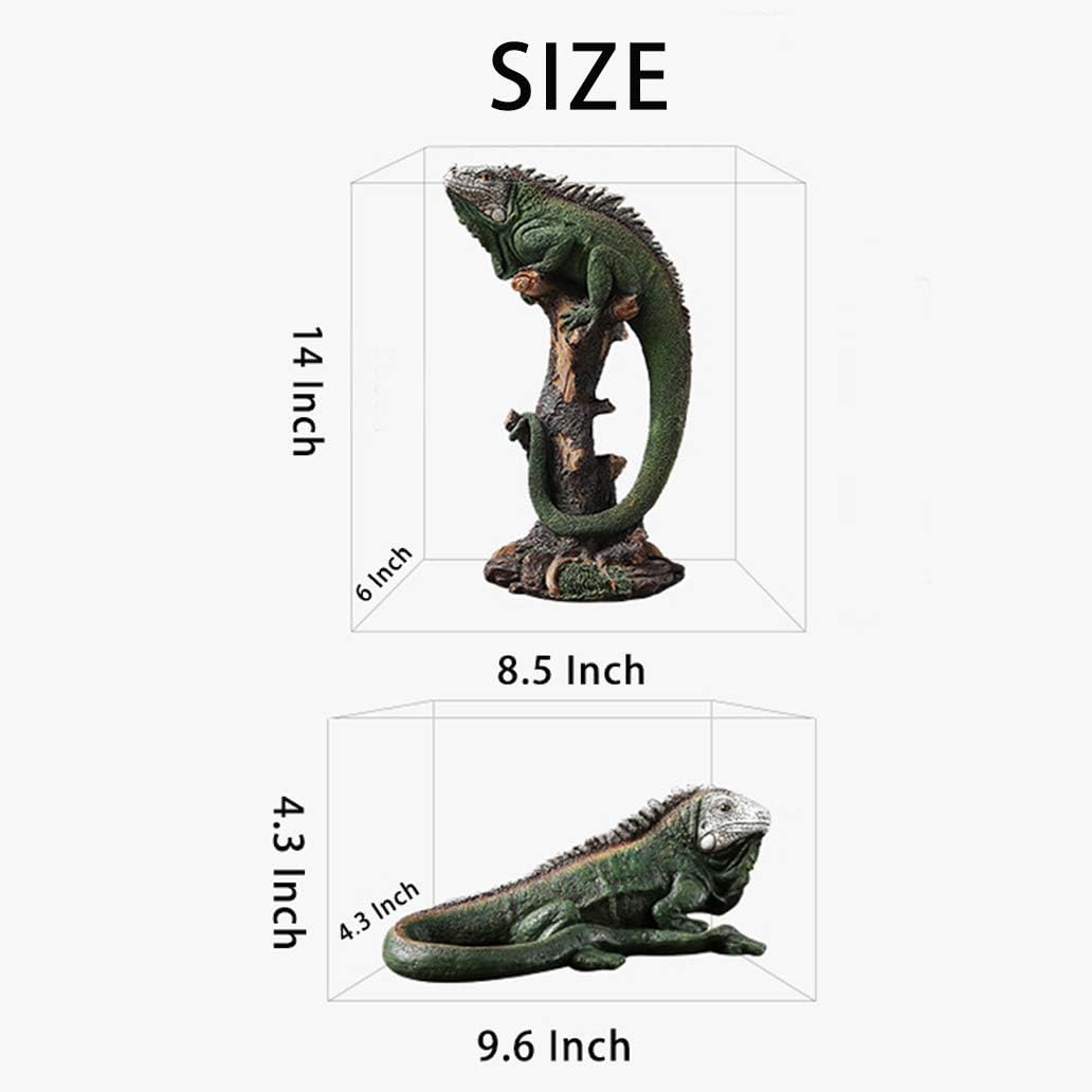 Lizard Statue Resin Sculpture for Home Decor U9694