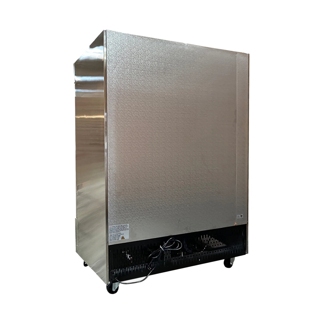 Two Glass Swing Door Stainless Steel Commercial Freezer R133