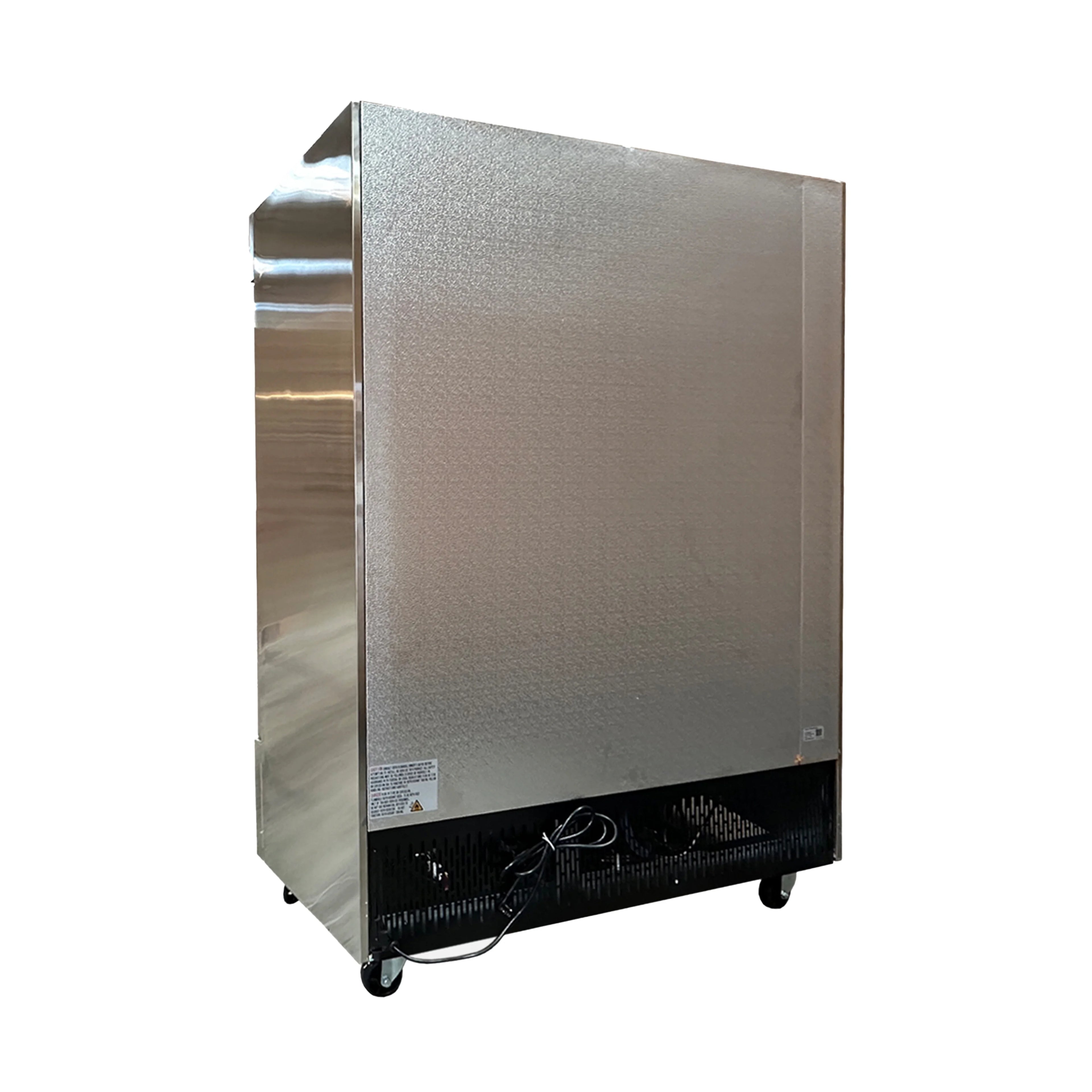 Two Glass Swing Door Stainless Steel Commercial Freezer R133