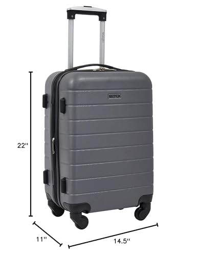 Smart Luggage Set with Cup Holder and USB Port, 20-Inch Carry-On D90568