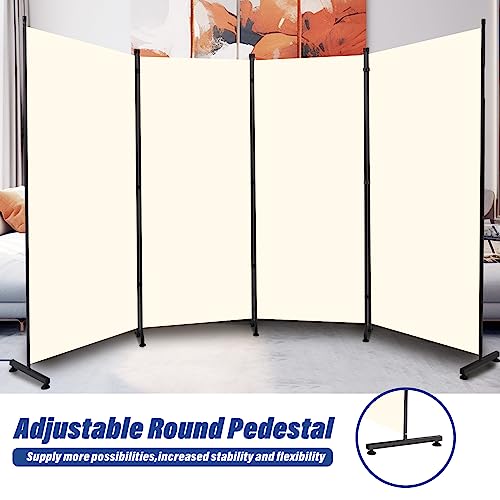 Room Divider 6ft 3 Panel Portable Fabric Partition Screen D7135