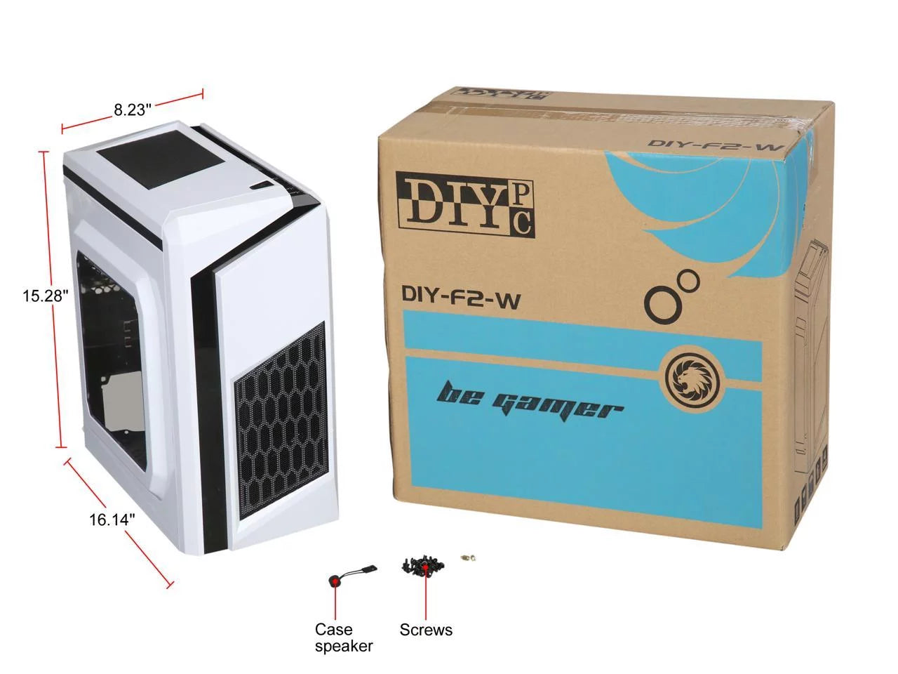 Mini Tower Computer Case with SPCC Steel Q411