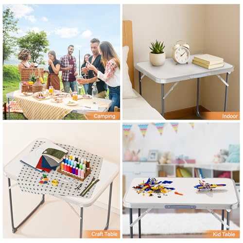 3ft Aluminum Folding Camping Table with Carrying Handle O3096