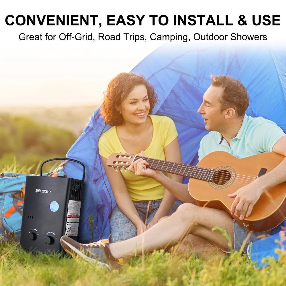 Outdoor Portable Propane Tankless Water Heater with Pump G45406