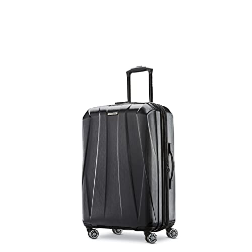 Hardside Expandable Carry-On Luggage with Spinner Wheels, Black, 20-Inch O253