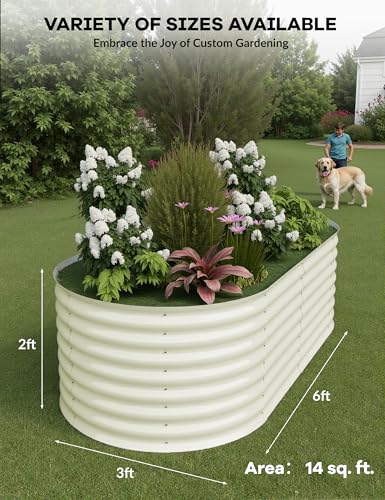 Galvanized Raised Garden Bed for Vegetables, Fruits and Flowers V33720