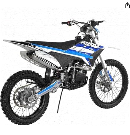250cc Dirt Bike Racing Motorcycle, 5 Speed, Blue G556