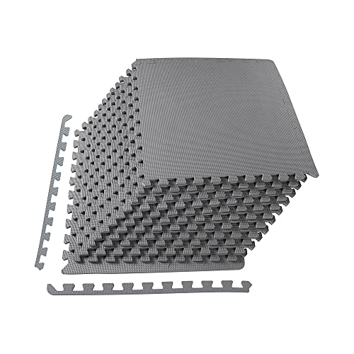 Puzzle Exercise Mat with EVA Foam Interlocking Tiles for MMA, Gymnastics and Home Gym H787