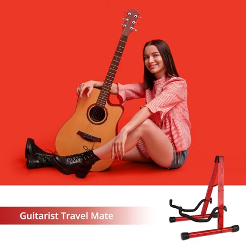 Wood Guitar Stand Foldable for Acoustic Electric Bass V5101