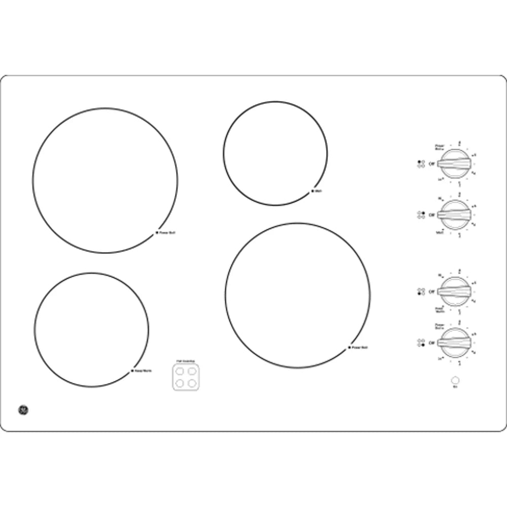 30 inch Built-In Electric Cooktop with Knob Control O4349