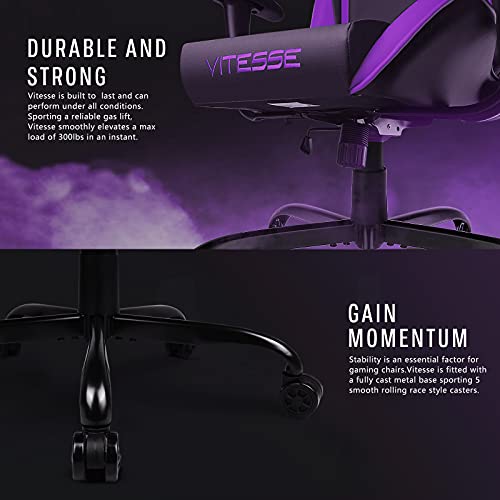 Gaming Chair High Back Ergonomic Racing Desk with Lumbar Support and Headrest C983