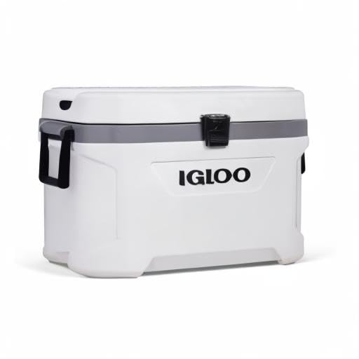 Insulated Portable Hard Side Cooler Ice Chest for Fishing Camping Boating A767409