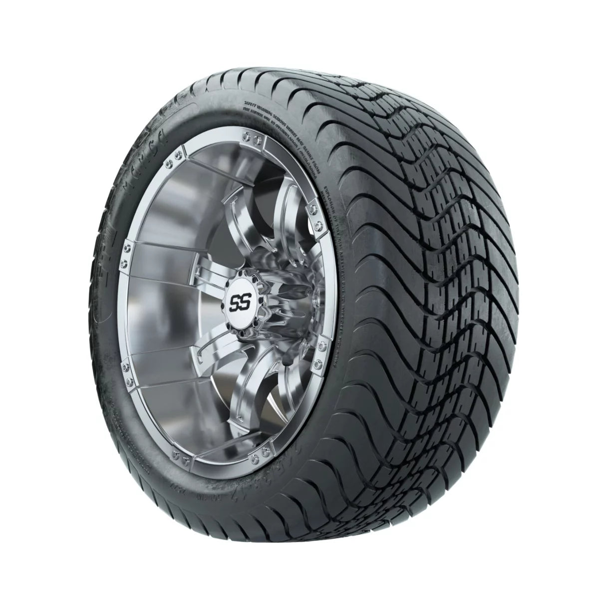Golf Cart Wheel with 215/35-12 Tire, Set of 4 T92319