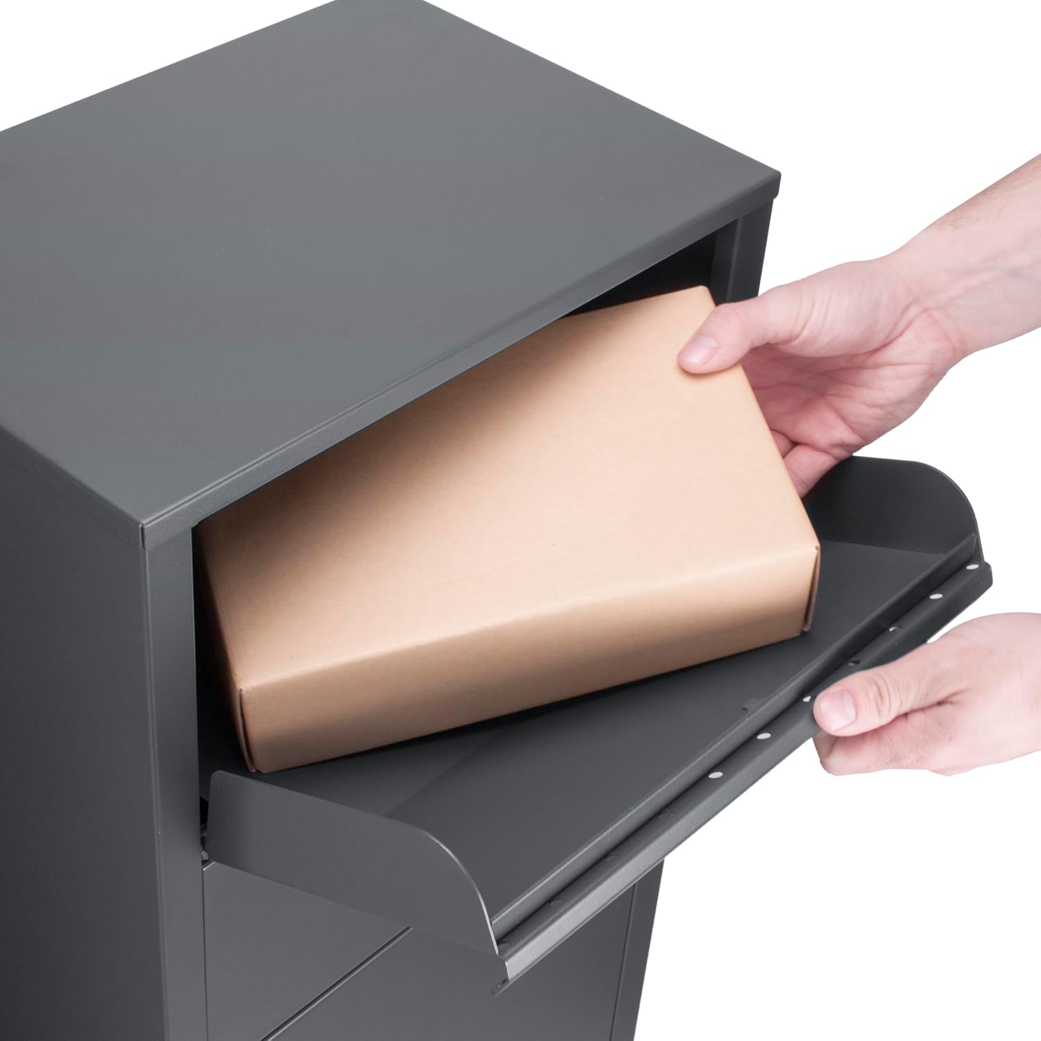 Large Steel Parcel Drop Box with Lock S7648
