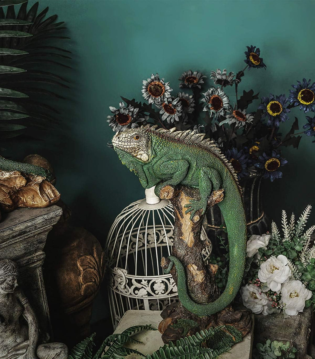 Lizard Statue Resin Sculpture for Home Decor U9694
