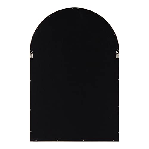 Rustic Modern Farmhouse Arch Mirror, 24 x 36, Natural Wood Finish I462066