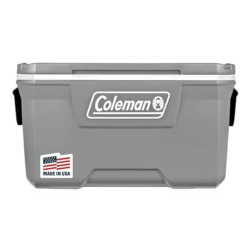 Insulated Portable Hard Cooler, Leak-Resistant, Keeps Ice up to 5 Days N135