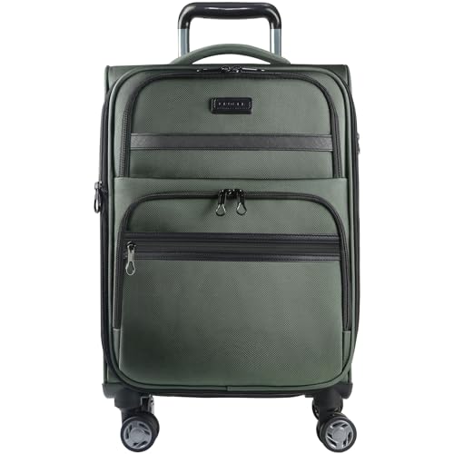 Softside Expandable Carry On Luggage with Spinner Wheels and TSA Lock B846