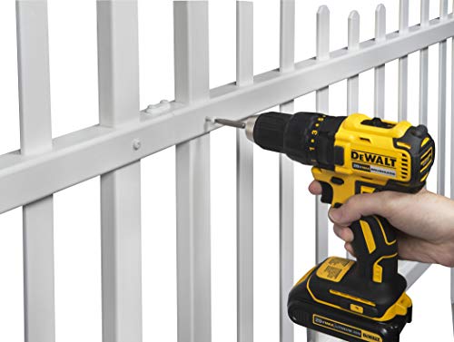 White Vinyl Picket Fence Kit 2.5 ft H x 3.5 ft W T3554