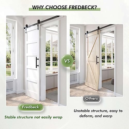 Double 21x84in White Barn Door with 7FT Sliding Hardware Kit, MDF, PVC Surface, DIY Assembly R60322