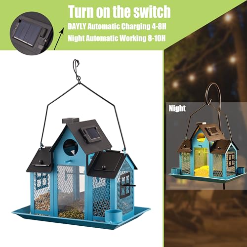 Hanging Metal Mesh Bird Feeder for Outdoors and Garden B838070