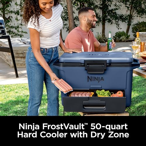 50qt Hard Cooler with Dry Storage Drawer, Slate Gray Z920