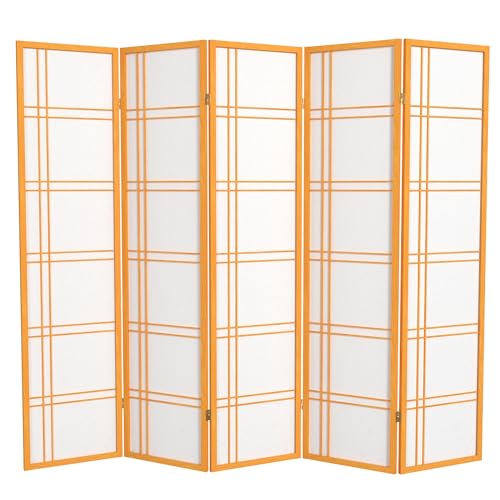 6 Panel Honey Room Divider D80902