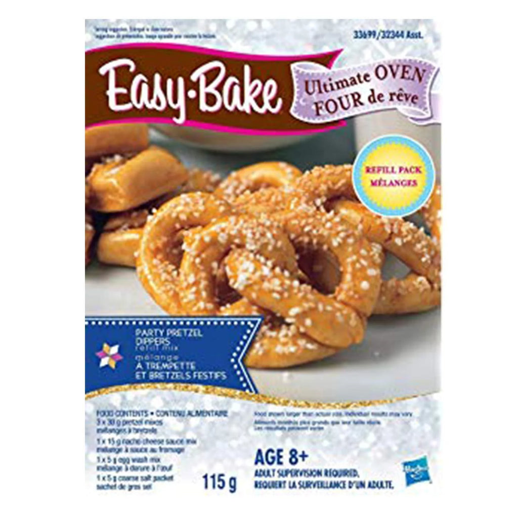 Easy Bake Oven Star Edition with Chocolate Chip, Pink Sugar, Red Velvet Cupcakes, Party Pretzel Refills and Mini Whisk J212654