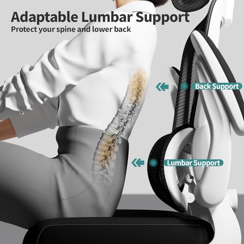 Ergonomic Mesh Office Chair with Wheels, High Back, 330 LBS Capacity A84765