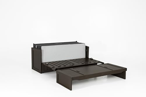 Murphy Cube Cabinet Bed (White, Queen) N4098