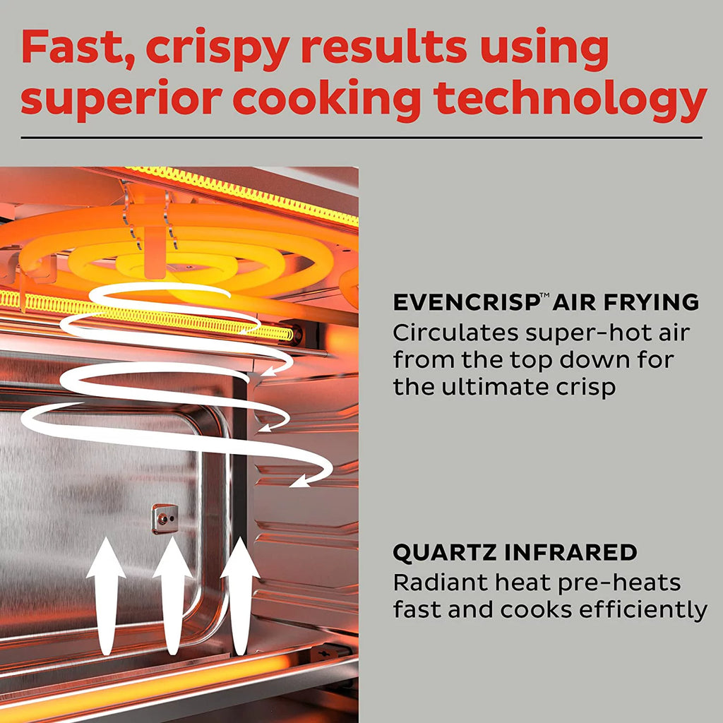 Air Fryer Oven 6 Quart 6-in-1 with Non-stick Dishwasher-Safe Basket C134