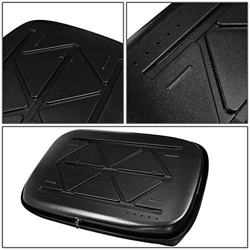 Heavy Duty Rooftop Cargo Carrier Lockable Roof Rack, 110 LBS, 53 x 34 x 15 Inches, Black Y2763